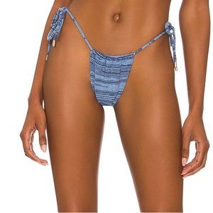 INDAH ❤️🔥 DRIFT TIE SIDE SLIDE BOTTOM IN INDIGO NWT